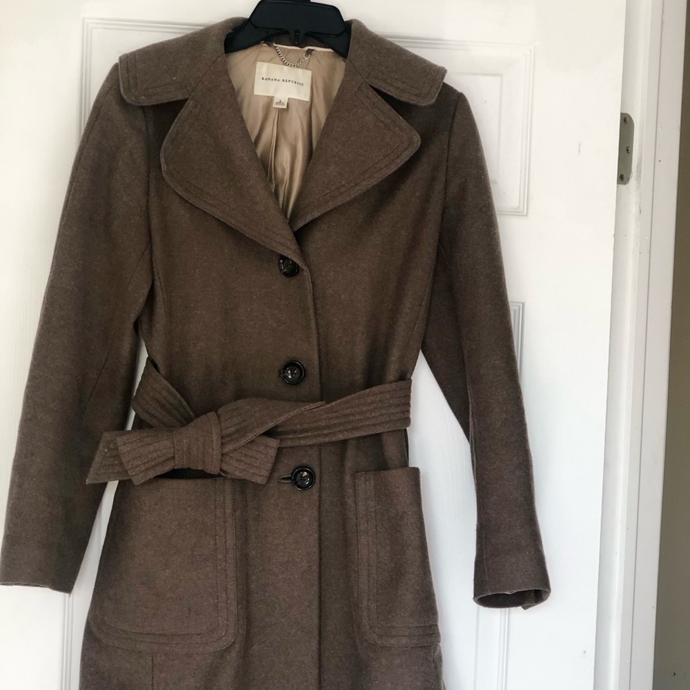 Banana Republic brown coat small